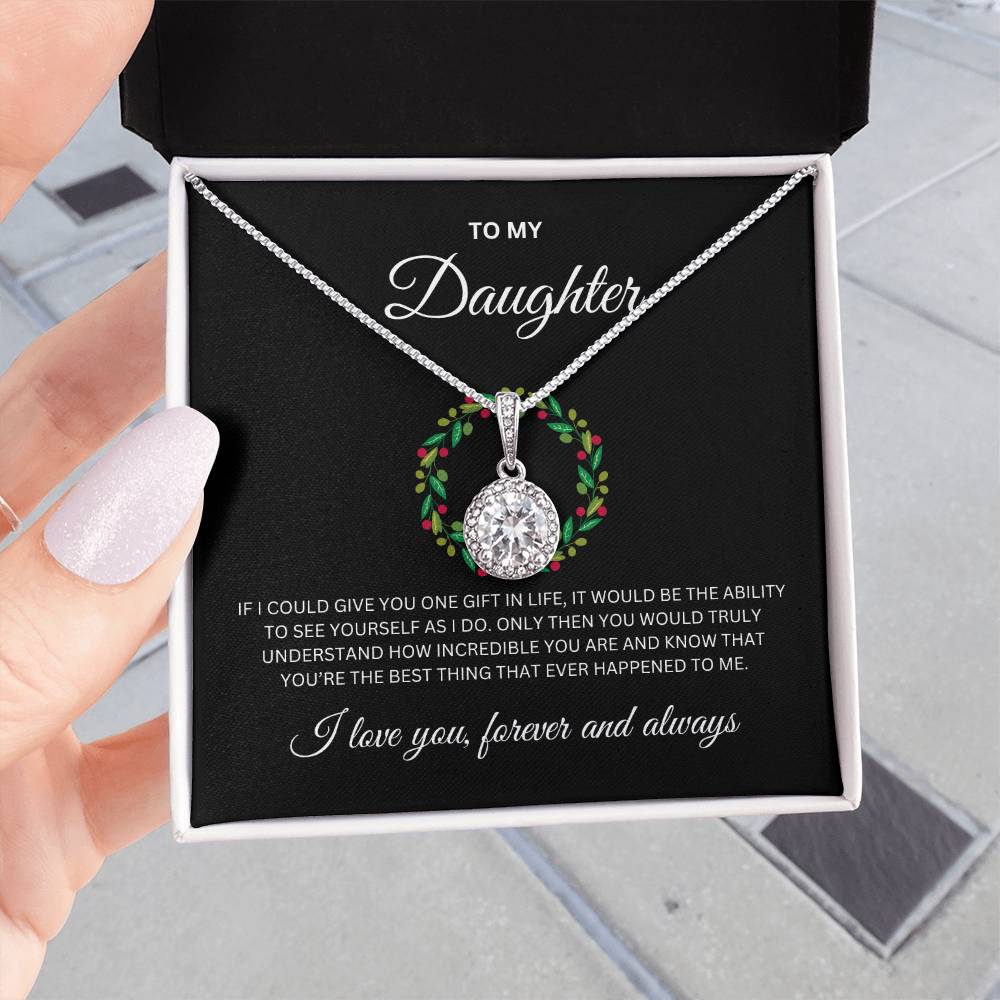 My Daughter | I Love You Forever | Alluring Beauty Necklace | Gift for Daughter