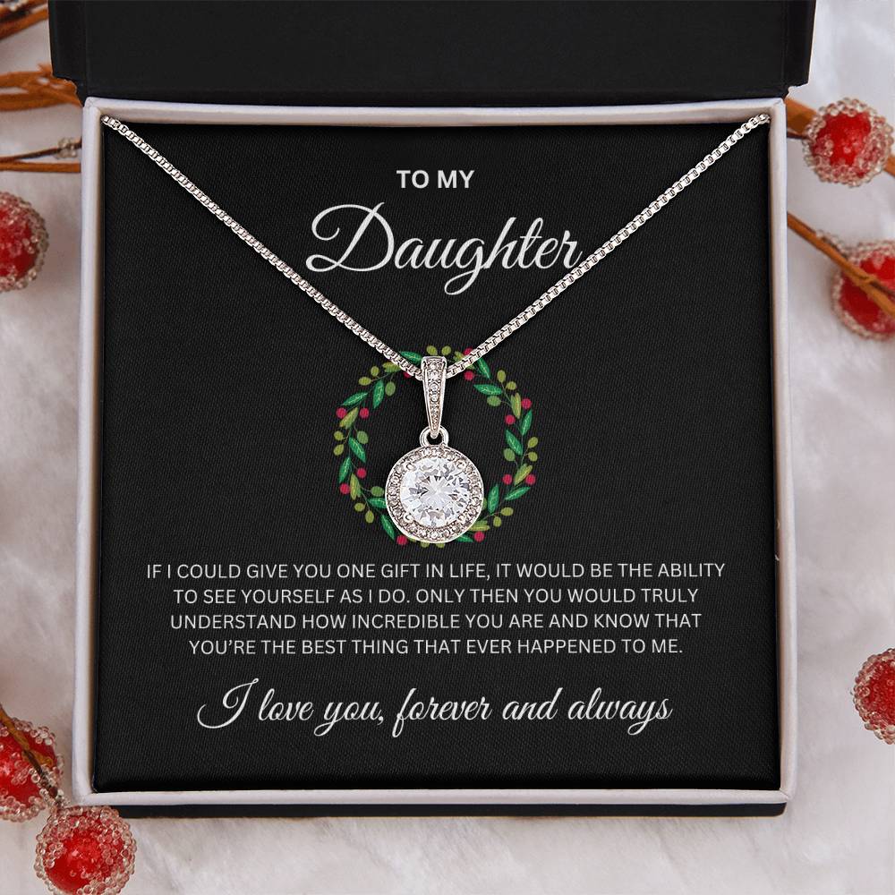 My Daughter | I Love You Forever | Alluring Beauty Necklace | Gift for Daughter