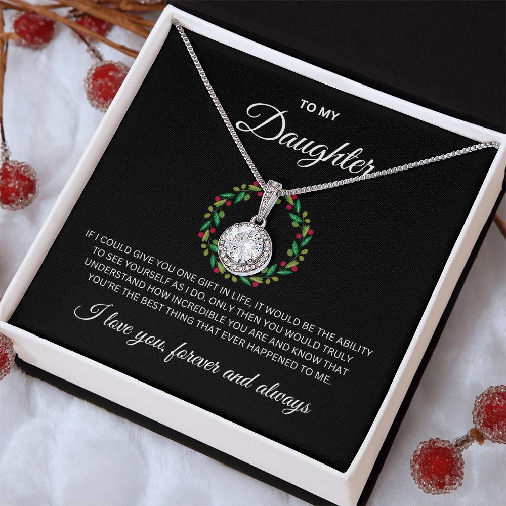 My Daughter | I Love You Forever | Alluring Beauty Necklace | Gift for Daughter