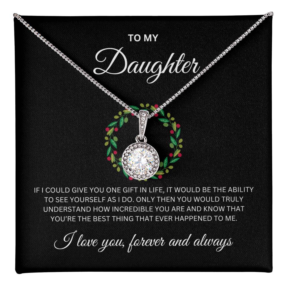 My Daughter | I Love You Forever | Alluring Beauty Necklace | Gift for Daughter