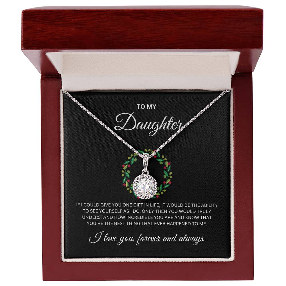 My Daughter | I Love You Forever | Alluring Beauty Necklace | Gift for Daughter