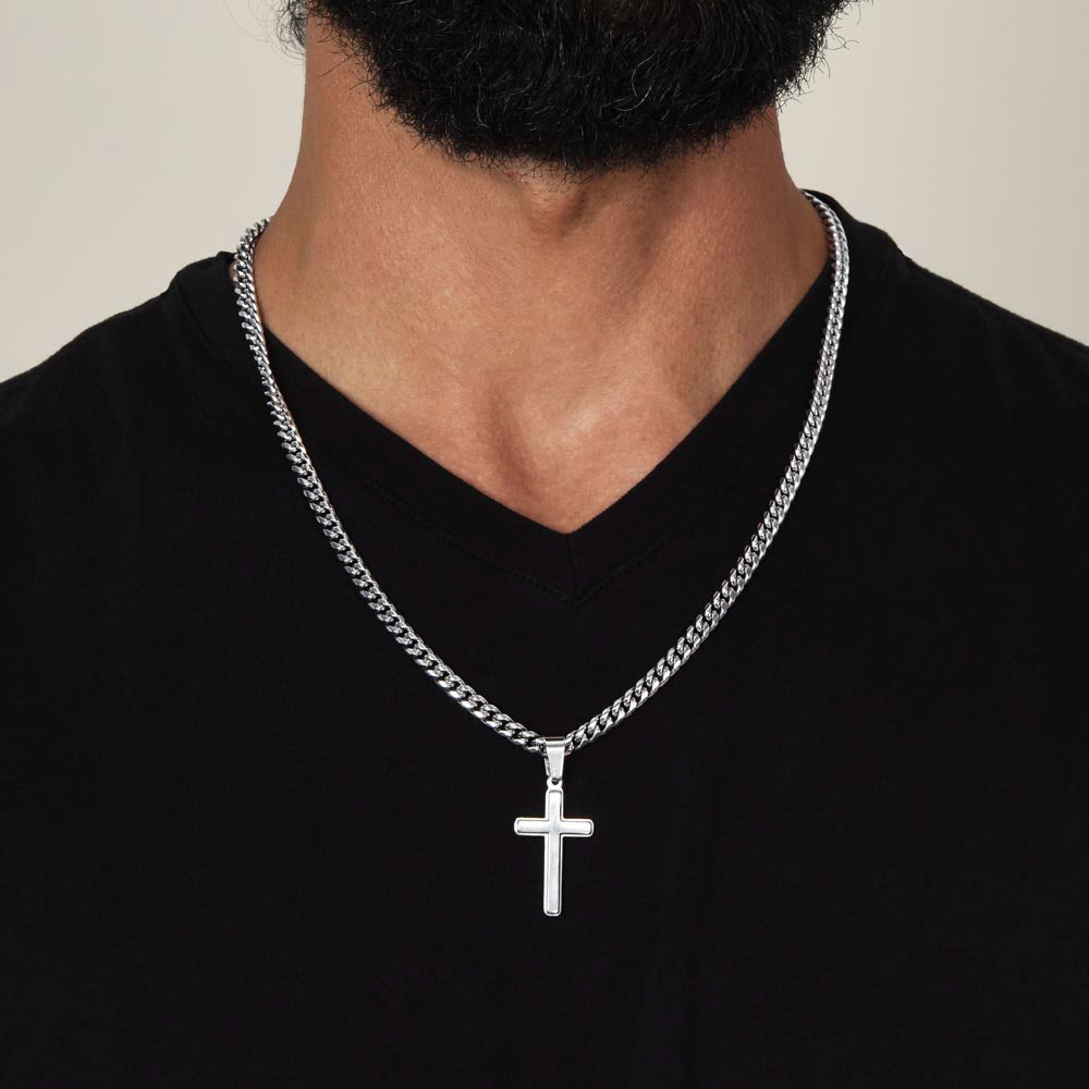 My Husband My Happiness | Cross Necklace | Merry Christmas